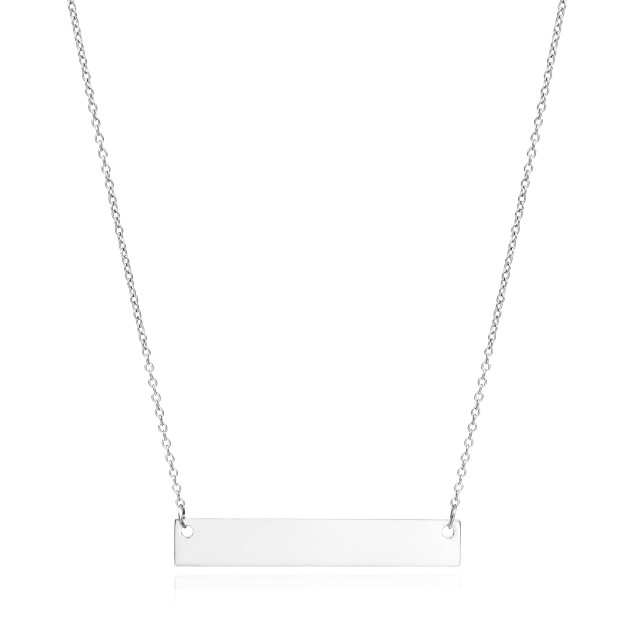 Silver Bar Necklace