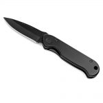 black engravable pocket knife
