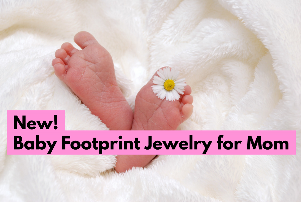 baby footprint jewelry showcase moms love