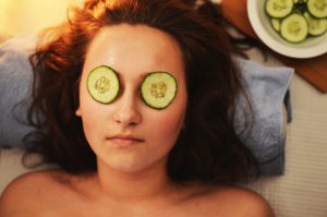 bath beauty cucumber spa