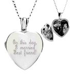 silver engraved lockets for weddings
