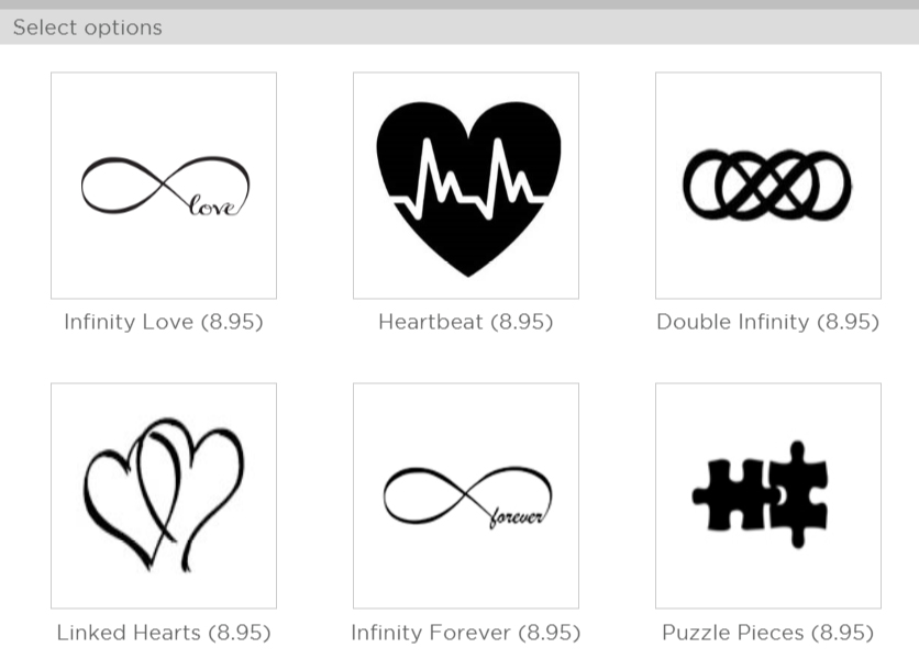 custom symbols love