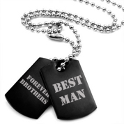 custom double dog tags for men