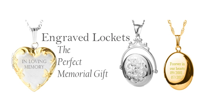 custom engraved lockets for memorial gifts