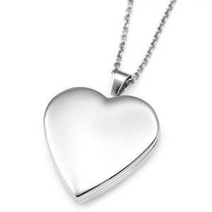 silver personalized locket for women