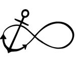 Infinity Anchor Engraved Symbol