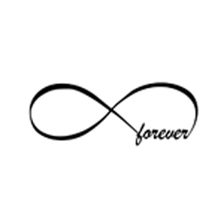 Infinity Forever Engraved Symbol