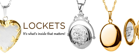 personalized silver and gold lockets