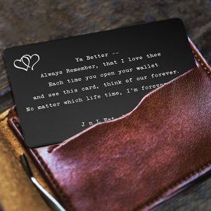 Romantic Wallet Card