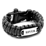 engravable paracord bracelet for men