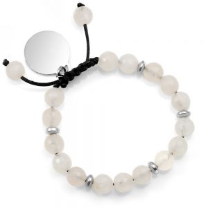 personalized gemstone charm bracelet for women