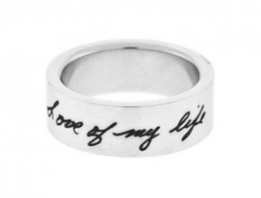 Pre Written Hand Written Personalized Rings