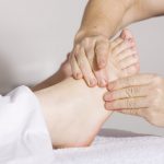 relaxing foot massage