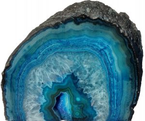 beautiful teal geode for hazel eyes