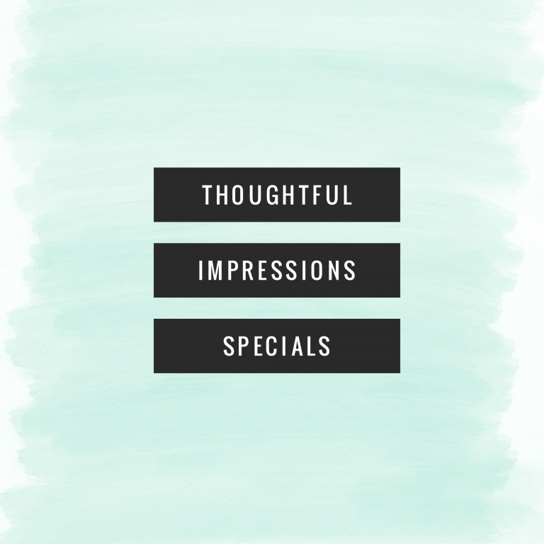 thoughtful impressions coupon codes specials