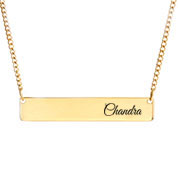 Pretty Gold Bar Necklace